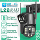 PTZ WIFI OUTDOOR DURAL LENS 2MP+2MP 4MP IN TOTAL DURAL IR LED COLORVU NIGHT VISION APP V380 PRO