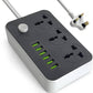 POWER SOCKET 6USB Ports POWER CORD:2M