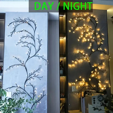 5.9ft/1.8m USB Powered Willow Branch LED Wall Decor