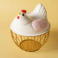 Ceramic Chicken Egg Basket