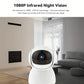 1pc Smart 1080P 2.4Ghz Indoor Camera, Dual Band WiFi, Auto Tracking Sound Detection, Security CCTV Video, Baby Monitor Indoor Wireless IP Camera