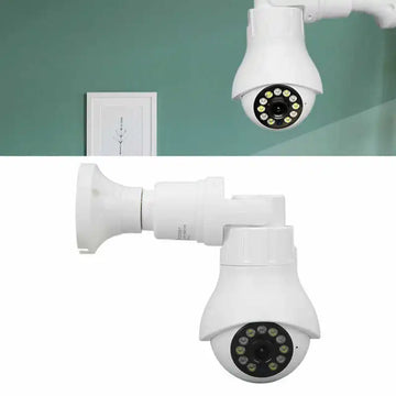 Light Bulb Camera E27 Socket Wireless WiFi Two Way Audio Mobile Tracking Smart Surveillance Camera HOT