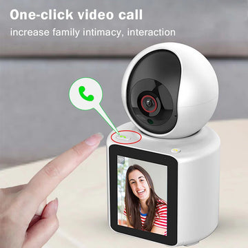 Intelligent WiFi Video Call Camera 2.8 inch IPS Screen FHD1080P Two Way Audio Video Call; Voice Assistant&Pushbutton Call