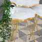 flower white/Black Side table / Coffee Table