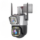 PTZ WIFI OUTDOOR DURAL LENS 2MP+2MP 4MP IN TOTAL DURAL IR LED COLORVU NIGHT VISION APP V380 PRO