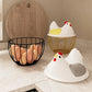 Ceramic Chicken Egg Basket