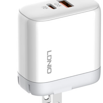 LDNIO A2526C OEM ODM 45W Fast Charger PD + QC Qicky Charge Adapter High Power High Quality Travel Charger